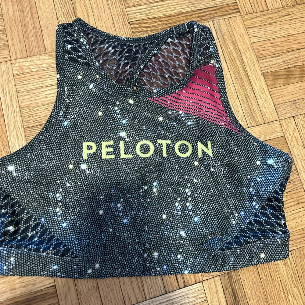 Peloton sparkle sports bra